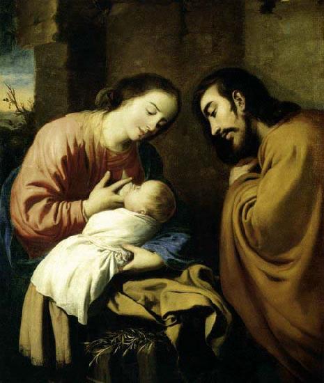 ZURBARAN  Francisco de The Holy Family Sweden oil painting art